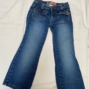 AVE BLU GIRLS DENIM JEANS 4 BOOTLEG
